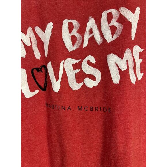 Vintage MARTINA MCBRIDE "My Baby Loves Me" Women's Tank Size Medium - Picture 6 of 9